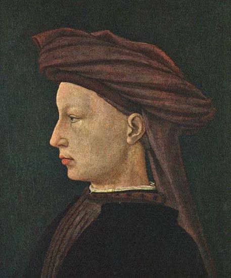 MASACCIO Profile Portrait of a Young Man oil painting image
