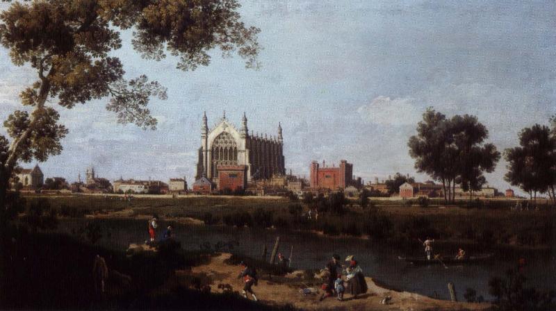 Canaletto eto college oil painting image