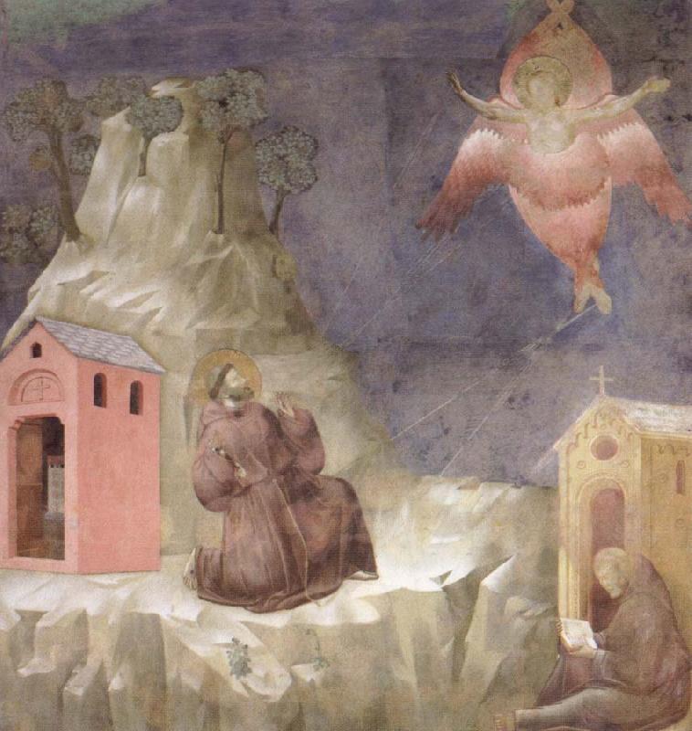 Giotto St.Francis Receiving the stigmata oil painting image