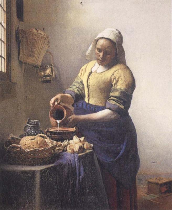 JanVermeer The Kitchen Maid oil painting image