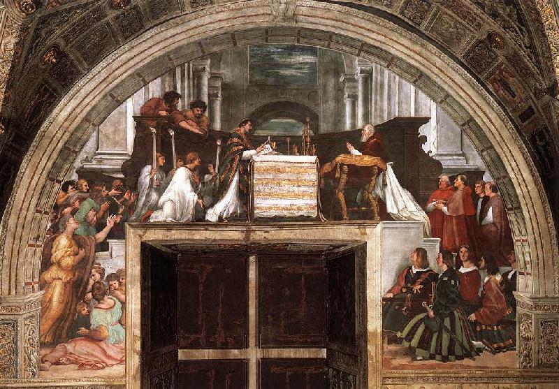 Raphael the mass of bolsena oil painting image