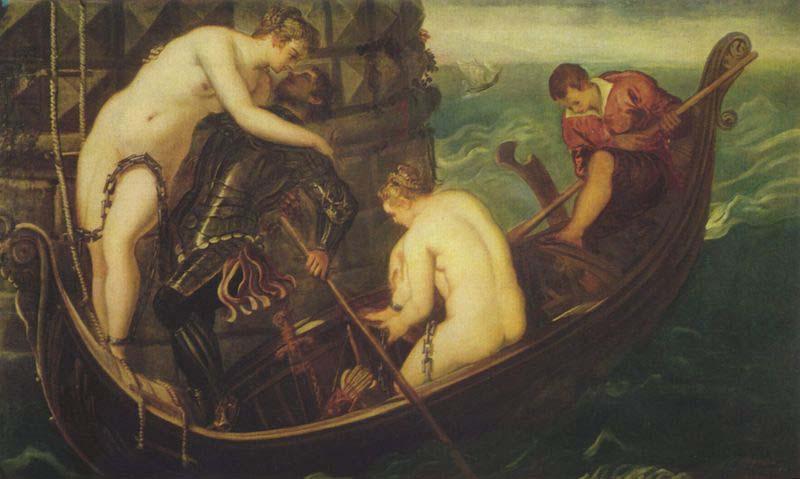 Tintoretto The Deliverance of Arsenoe oil painting image