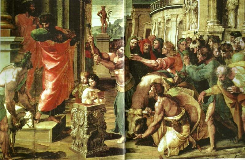 Raphael the sacrifice at lystra oil painting image