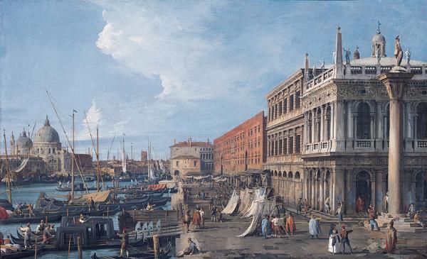 Canaletto The Molo Venice oil painting image