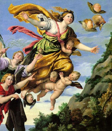Domenichino Assumption of Mary Magdalene into Heaven oil painting image