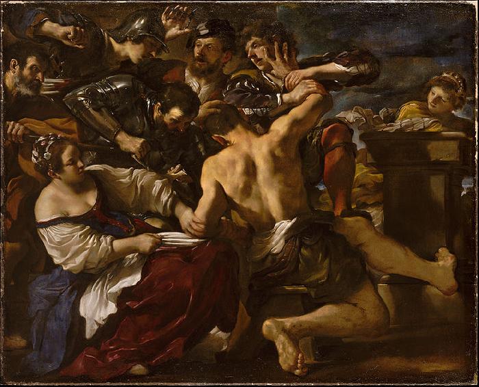 GUERCINO Samson Captured by the Philistines oil painting image