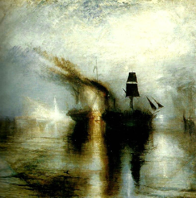 J.M.W.Turner peace burial at sea oil painting image
