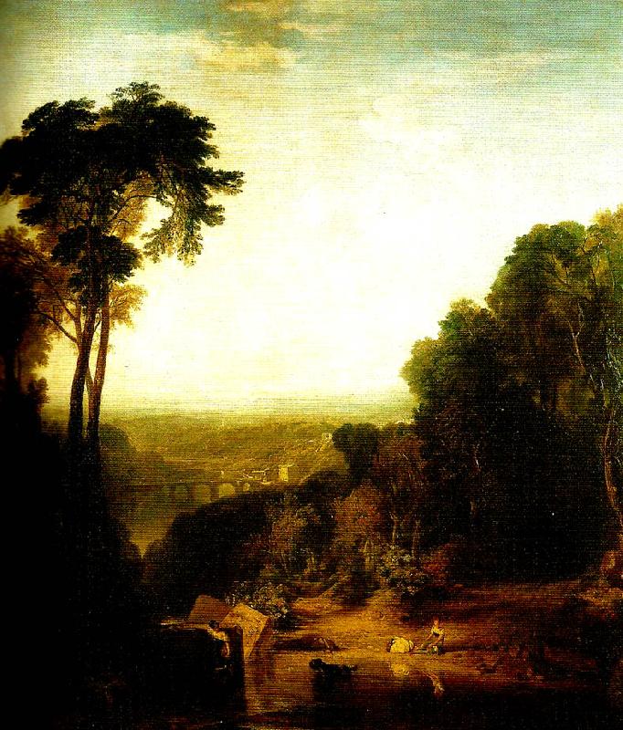 J.M.W.Turner crossing the brook oil painting image