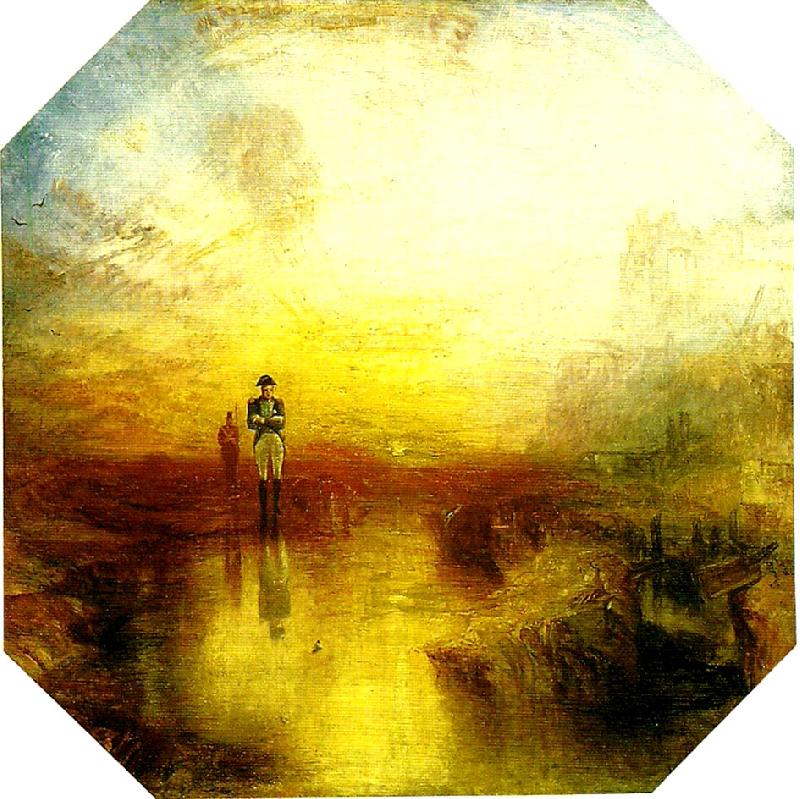 J.M.W.Turner war the exile and the rock limpet oil painting image