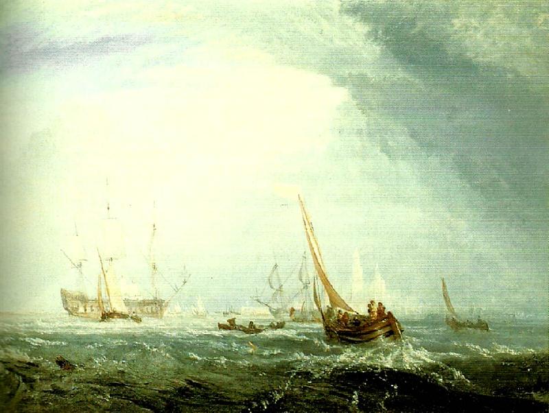 J.M.W.Turner van goyen looking out for a subject oil painting image
