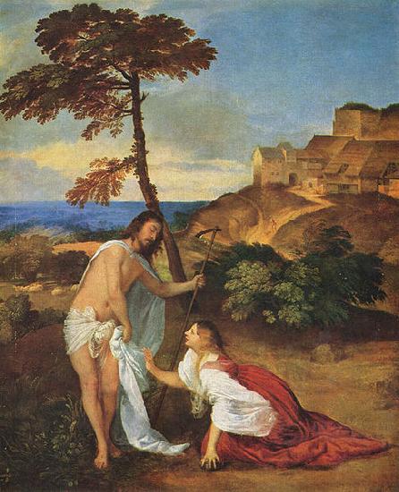 Titian Christus und Maria Magdalena oil painting image