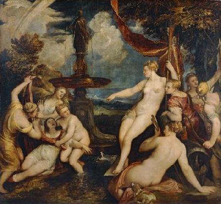 Titian Diana and Callisto by Titian oil painting image