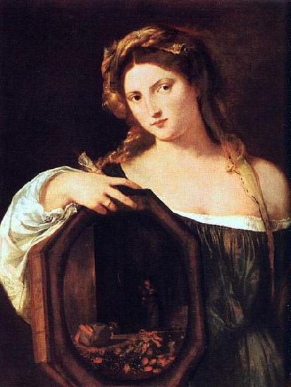 Titian Profane Love - Vanity oil painting image
