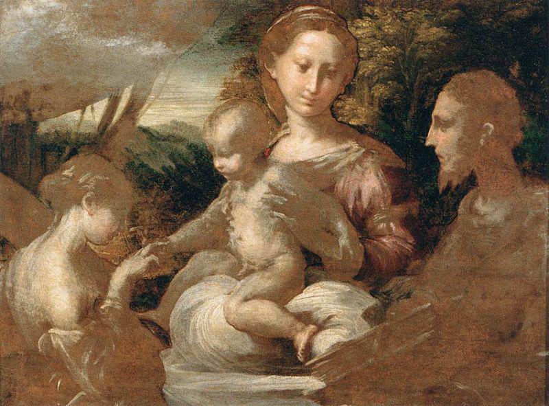 PARMIGIANINO The Mystic Marriage of St Catherine oil painting image