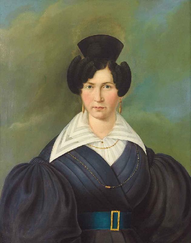 Anonymous Portrait of a lady oil painting image