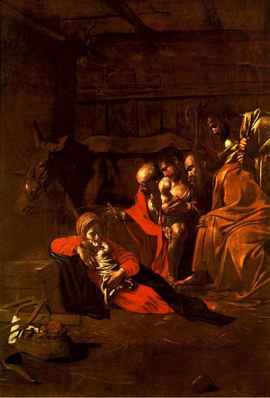 Caravaggio Adoration of the Shepherds oil painting image