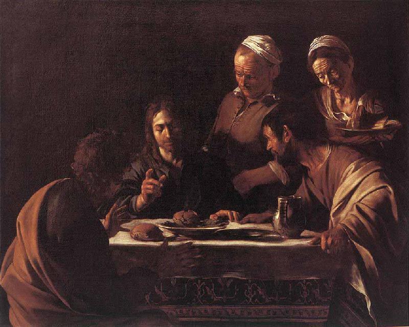 Caravaggio Supper at Emmaus oil painting image