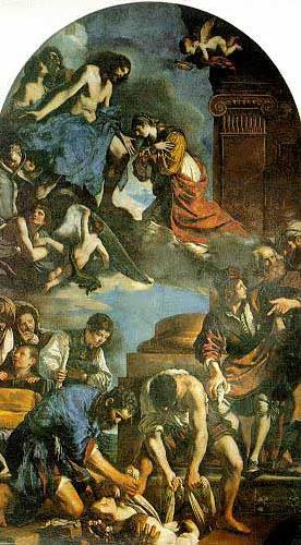 GUERCINO Burial of St Petronilla oil painting image