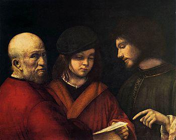 Giorgione The Three Ages of Man oil painting image
