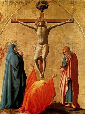 MASACCIO Crucifixion oil painting image