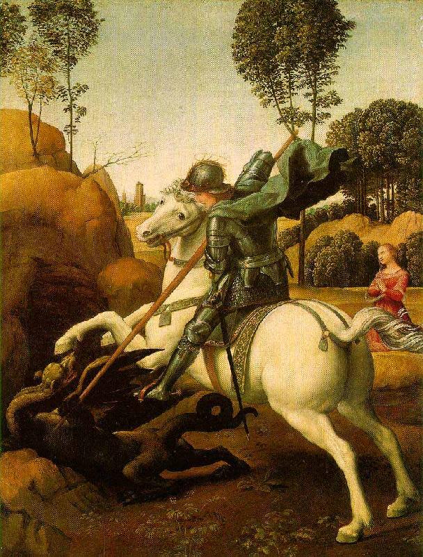 Raphael Saint George and the Dragon oil painting image