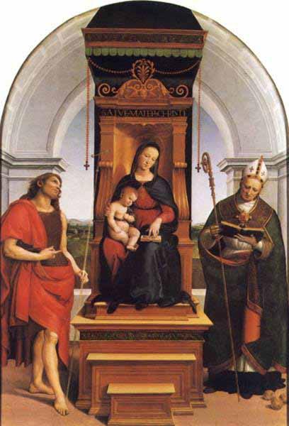 Raphael Ansidei Madonna oil painting image