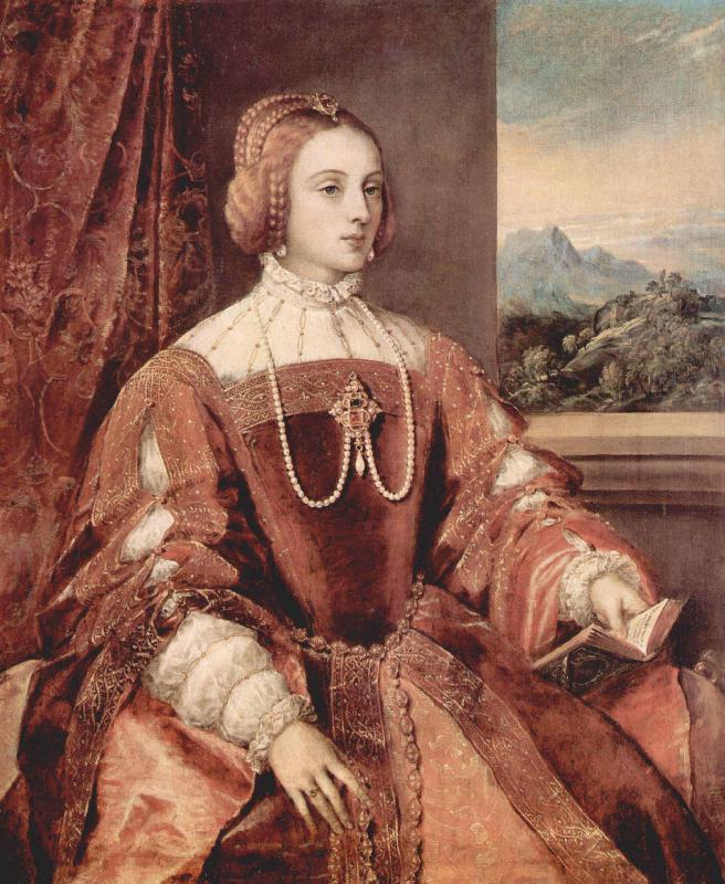 Titian Portrait of Isabella of Portugal oil painting image