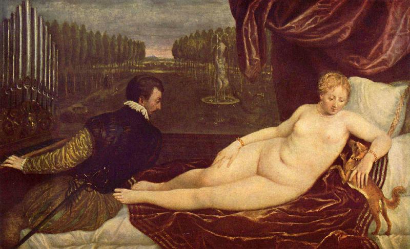 Titian Venus and Music oil painting image