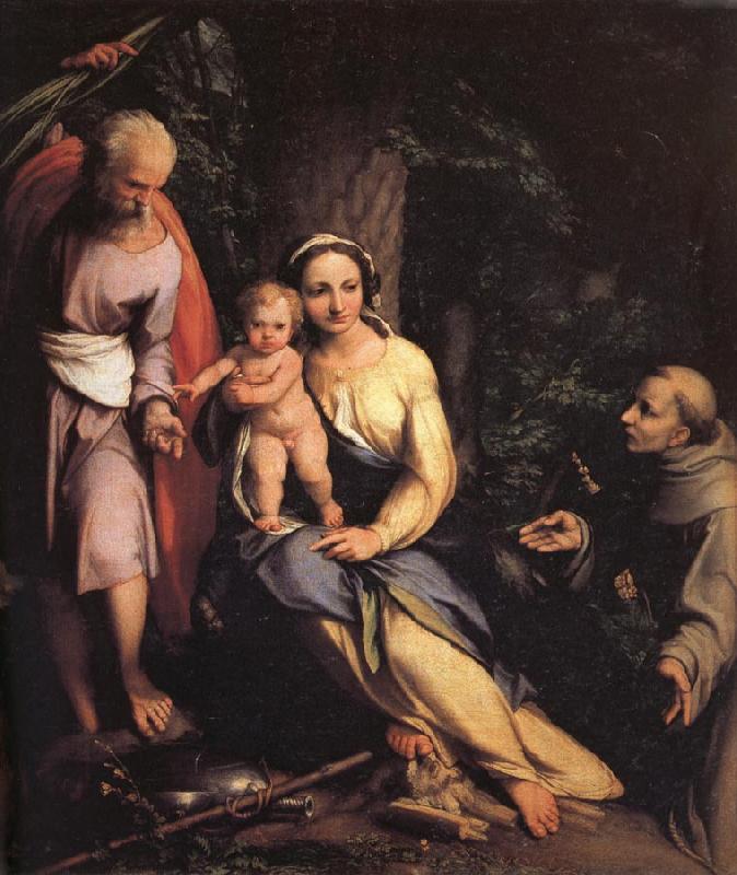 Correggio The Rest on the Flight into Egypt oil painting image