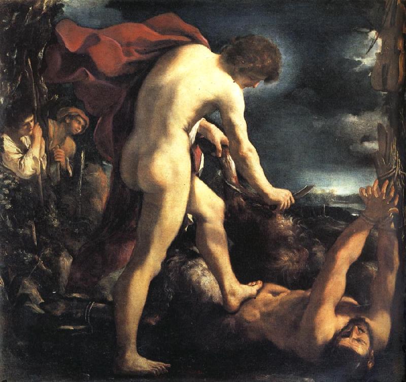 GUERCINO Apollo and Marsyas oil painting image