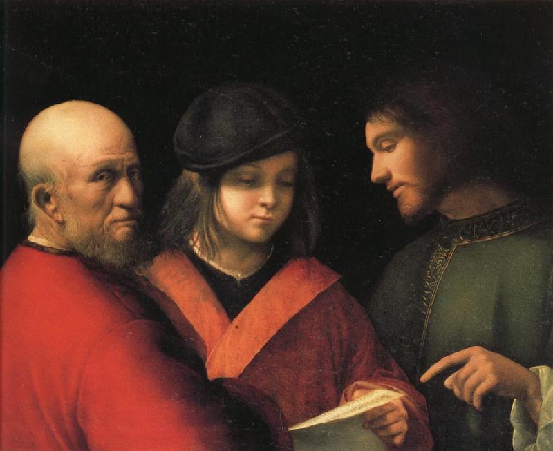 Giorgione The Singing Lesson oil painting image