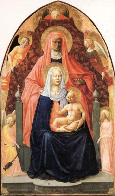 MASACCIO St.Anne Metterza oil painting image