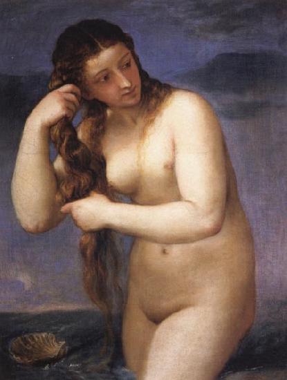 Titian Venus Anadyomenes oil painting image