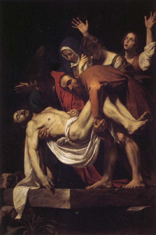 Caravaggio Entombment of Christ oil painting image