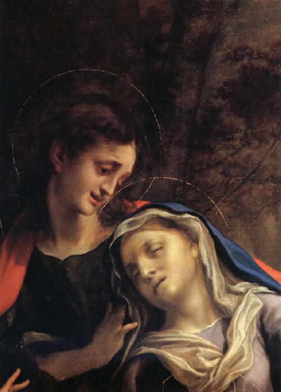 Correggio Deposition,details oil painting image