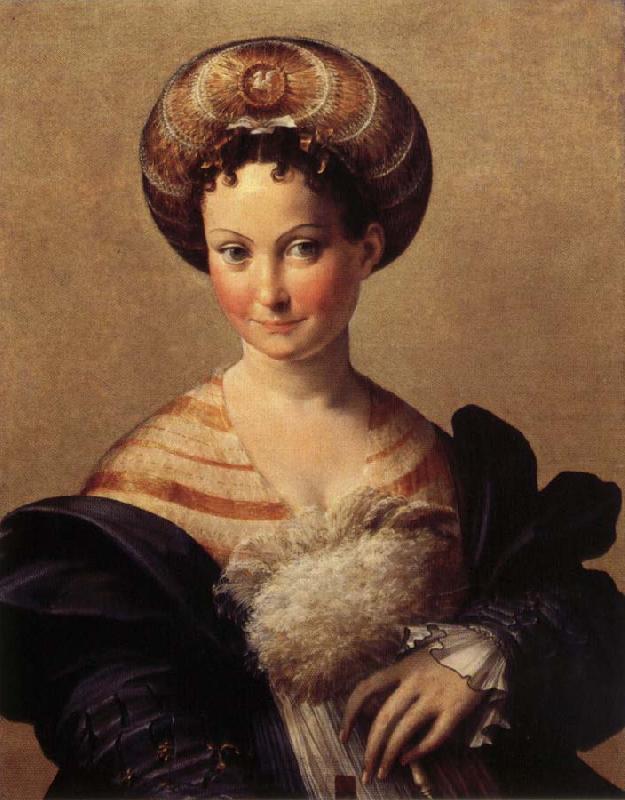 PARMIGIANINO Portrait of a Young Woman oil painting image
