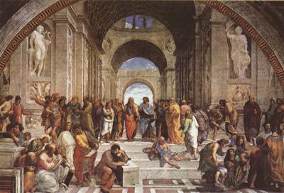 Raphael The School of Athens (mk08) oil painting image