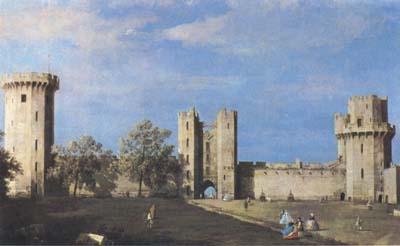 Canaletto The Courtyard of the Castle of Warwick (mk08) oil painting image