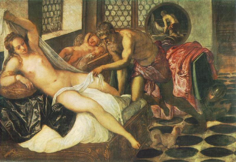Tintoretto Vulcanus Takes Mars and Venus Unawares oil painting image