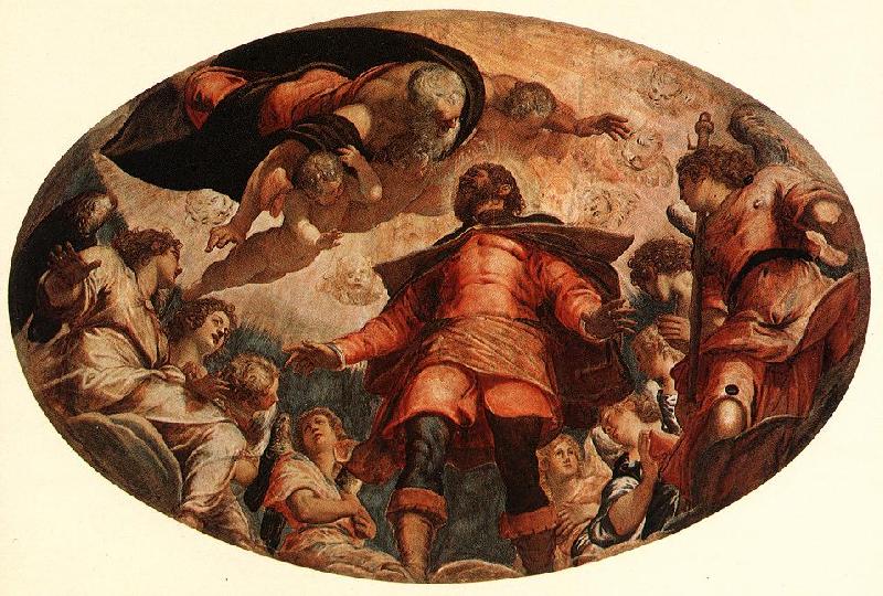 Tintoretto Glorification of St Roch oil painting image